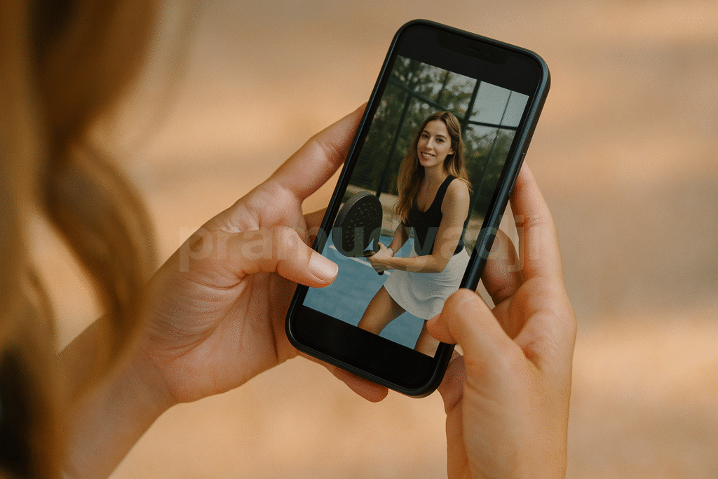 orang bermain padel Indonesia di lapangan Jakarta